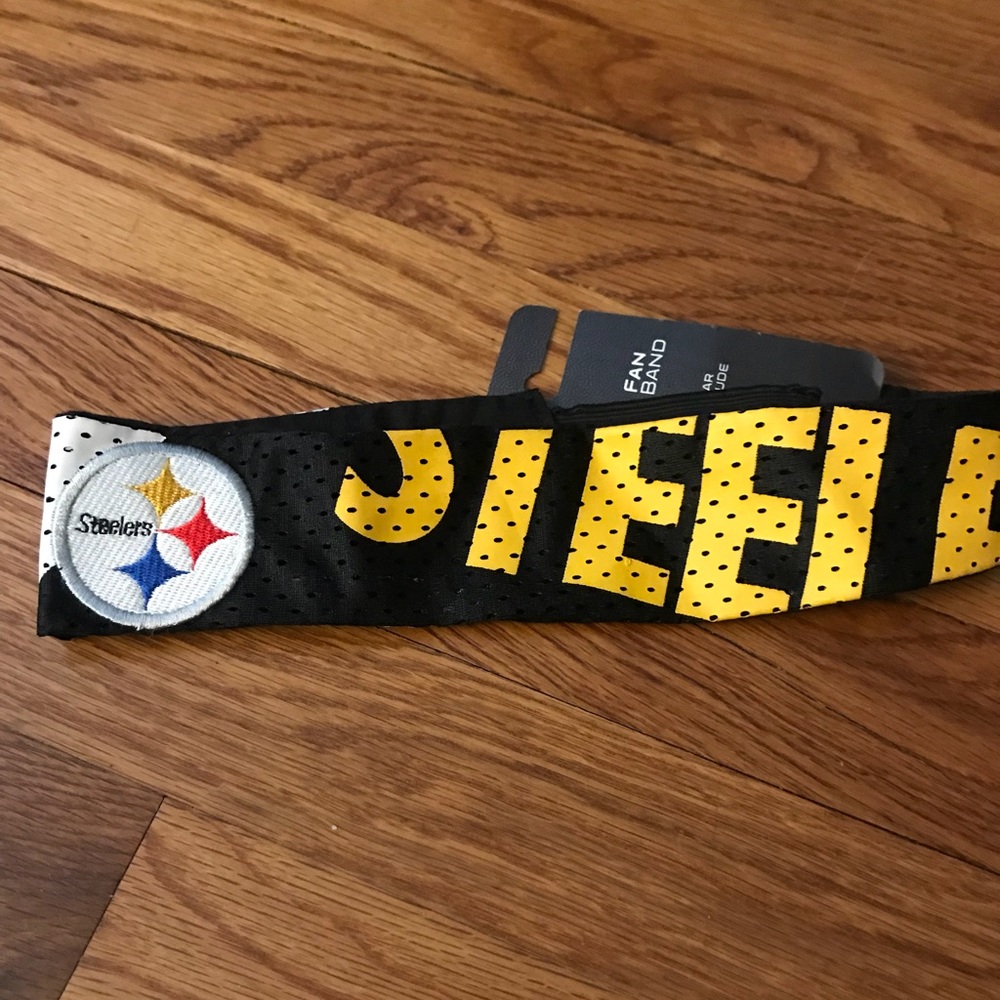 Pittsburg Steelers Stencil Headband
